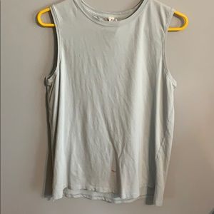Light blue lululemon tank top